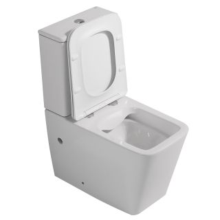 Унитаз-компакт ABBER Rechteck AC1210 безободковый белый